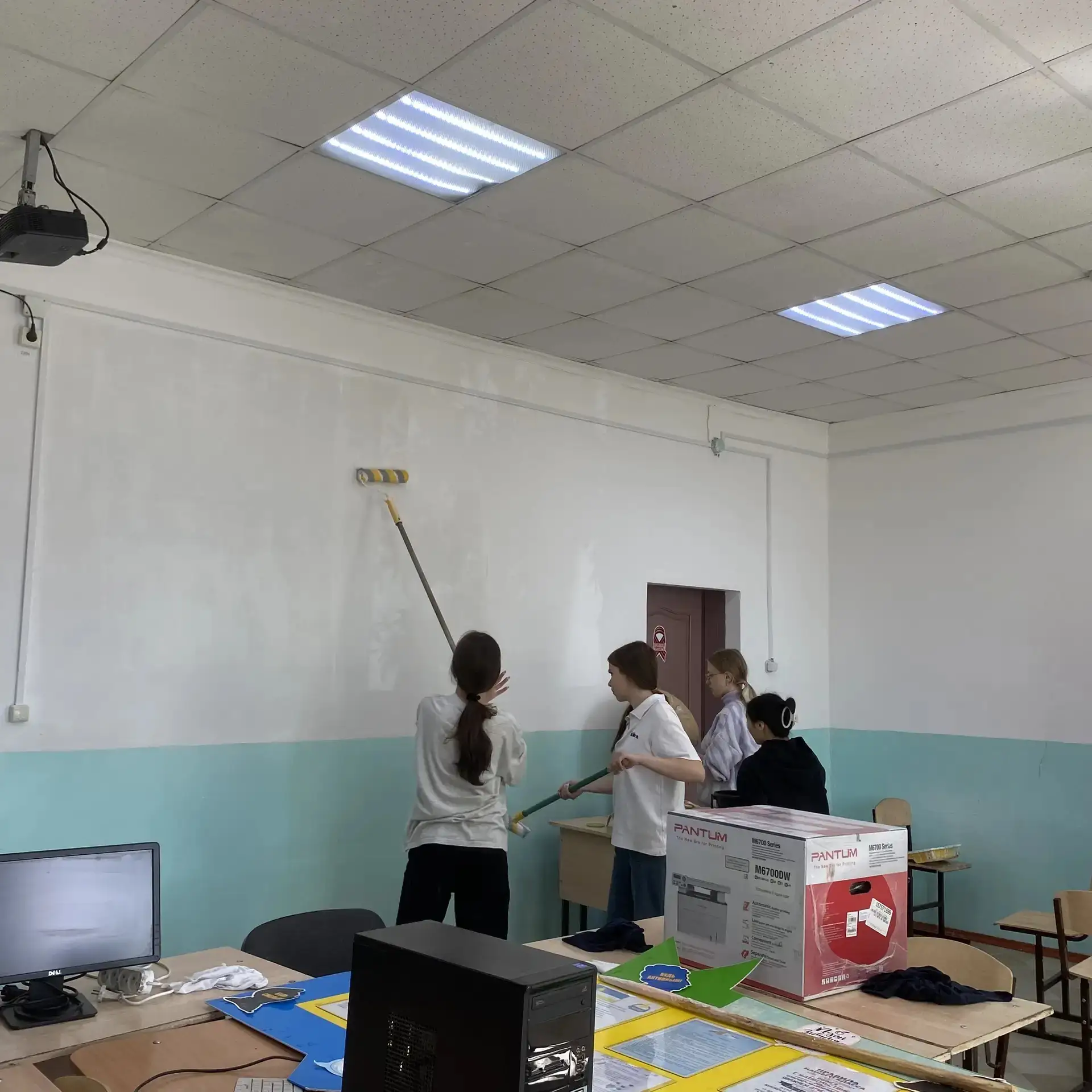 💫💫💫Сегодня наши девятиклассники вместе с классным руководителем Ринчиновой Инной Борисовной ударн