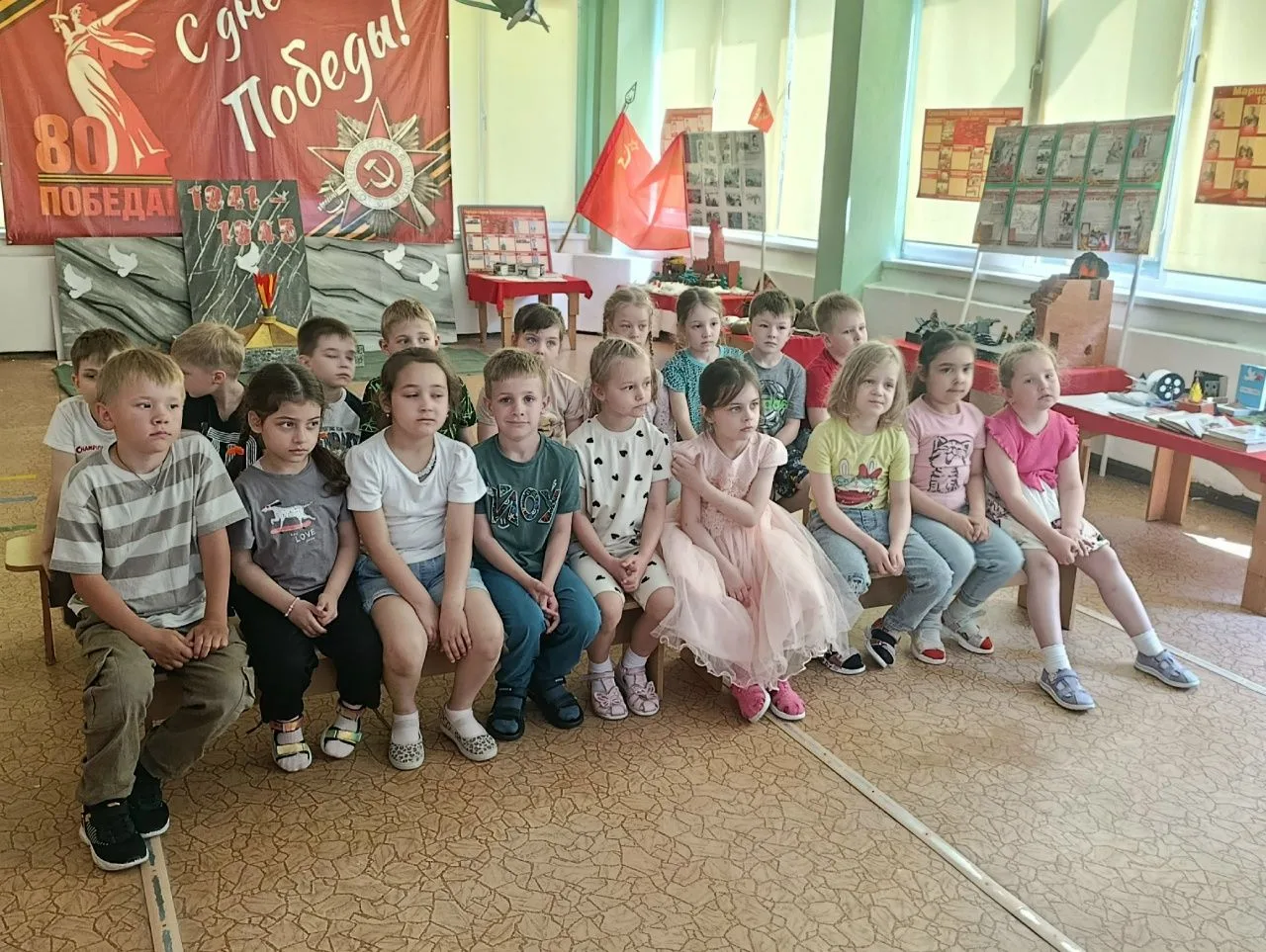 Сегодня в детском саду состоялось тематическое мероприятие, приуроченное ко дню начала Великой Отече