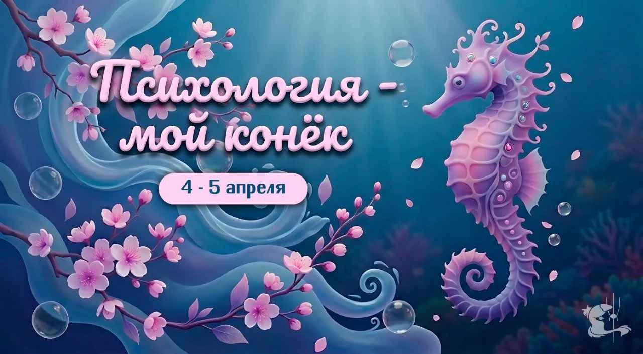 Дорогие друзья!

Рады сообщить, что совсем скоро состоится наш интенсив «Психология — мой конёк!» 🤩