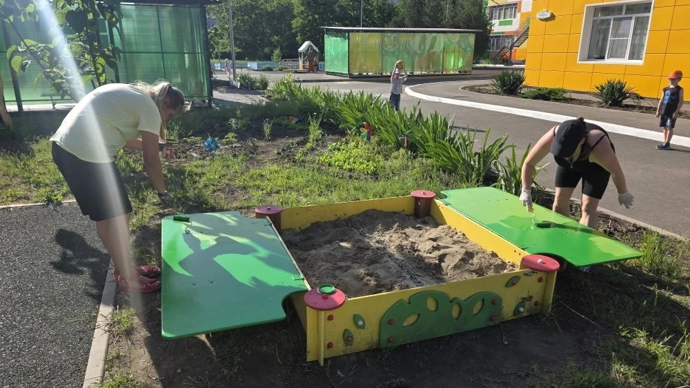 ❤Огромное спасибо, дорогие  родители, за помощь в подготовке территории к летнему сезону!
❤Благодаря