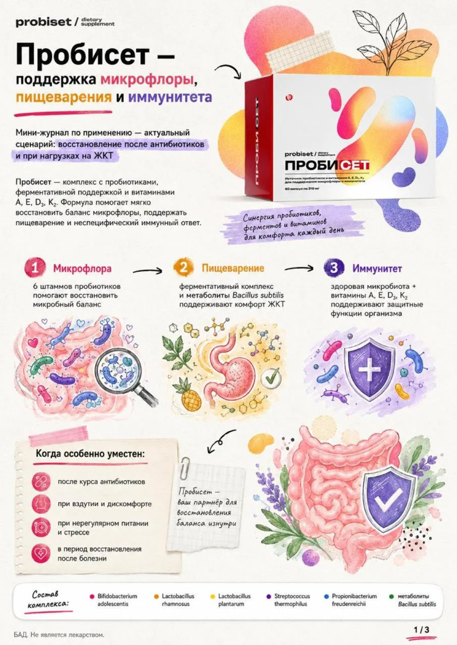 Заказать на официальном представительстве ⤵️
https://ruspeptides.ru/product/probiset