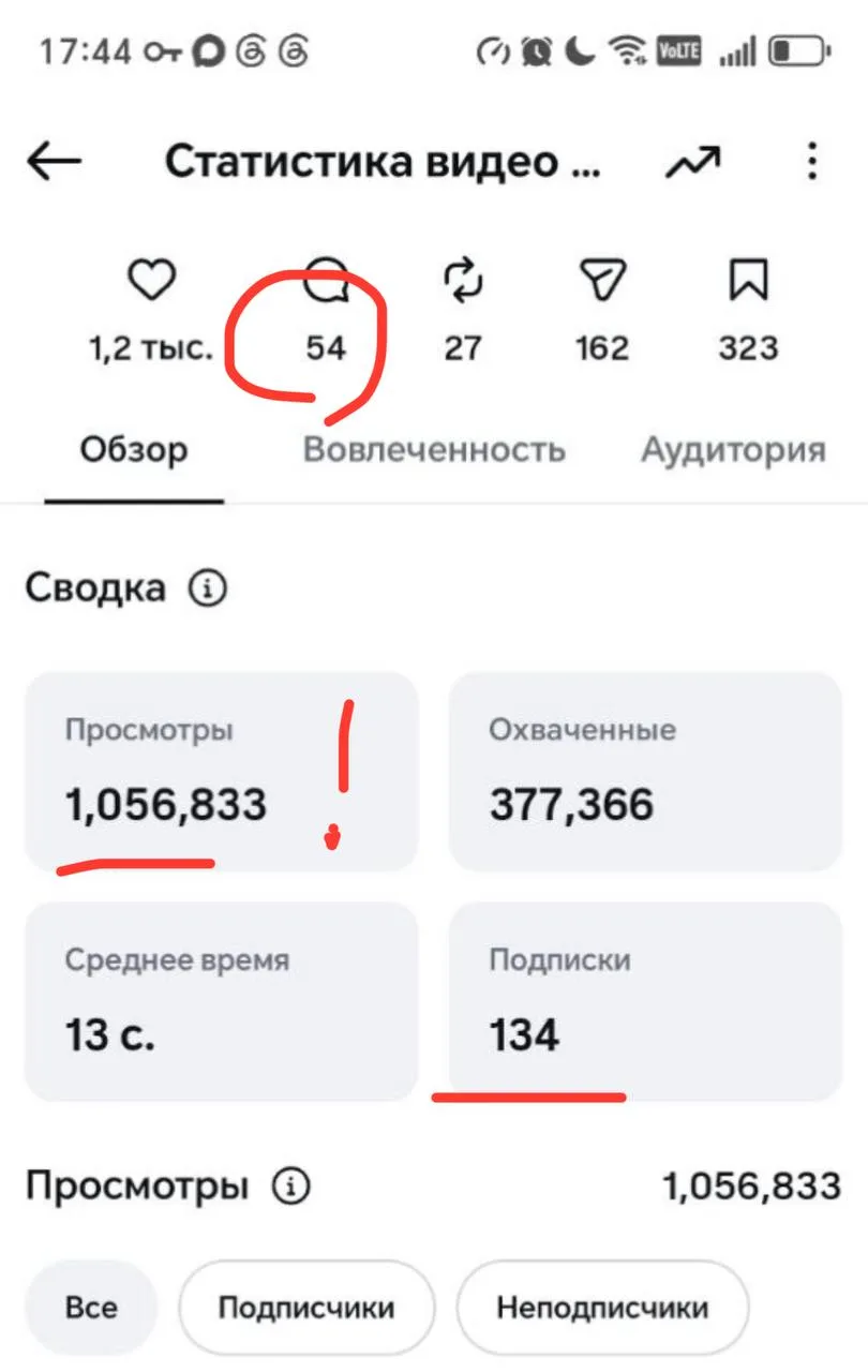 Не в охватах - счастье!

Многие блогеры хватастаются роликами с миллионными охватами. Но если спроси