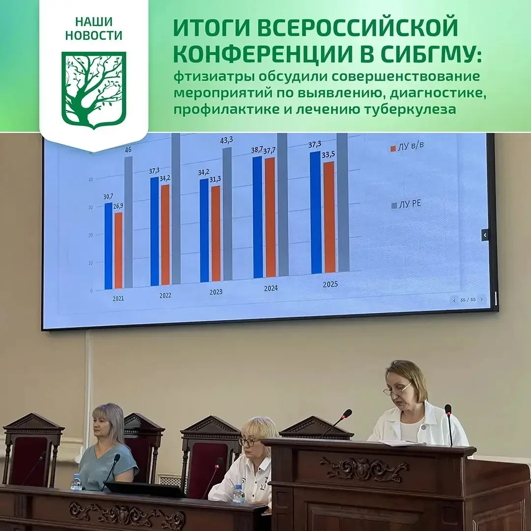 Итоги Всероссийской конференции в СибГМУ: фтизиатры обсудили совершенствование мероприятий по выявле