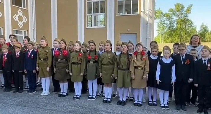 Обучающиеся вокальной студии «Гармония звуков» с гордостью приняли участие во Всероссийской акции «П
