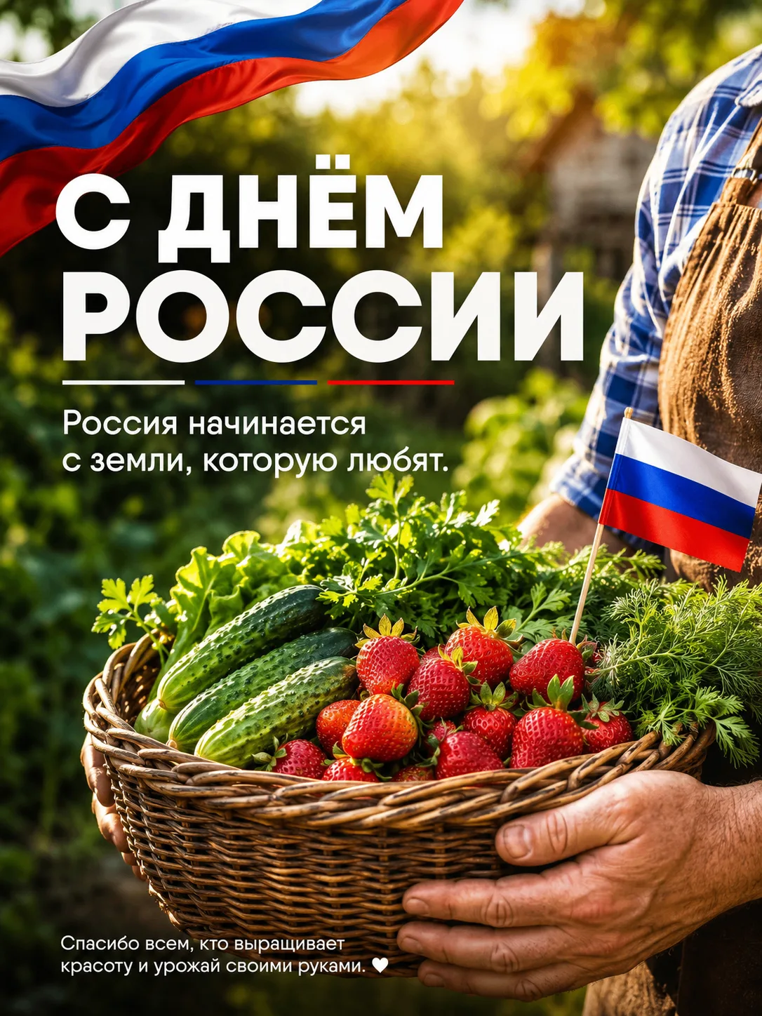 С Днём России!

Для кого-то Россия начинается с карты. Для кого-то — с любимого города. А для многих