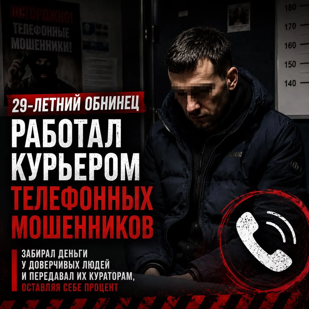 ⚡️ 29-летний обнинец работал курьером телефонных мошенников.

Мужчина ездил по регионам, забирал у о