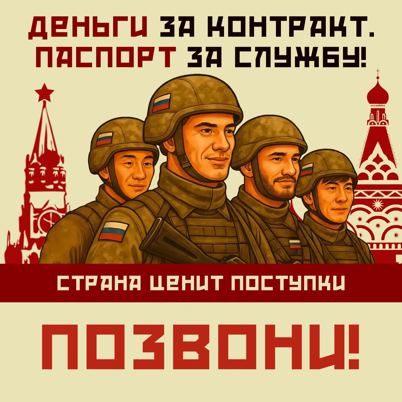Сражайся за Россию – стань её гражданином!
Иностранным участникам СВО, заключившим контракт с ВС РФ,