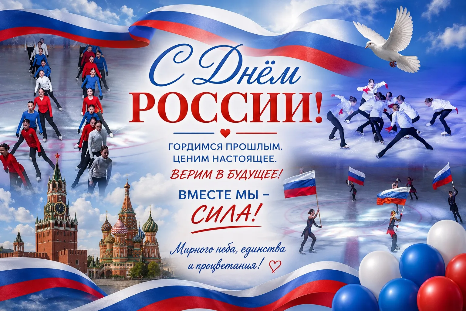 С Днём России! 🇷🇺

Этот праздник напоминает нам о силе единства, любви к Родине и гордости за её д