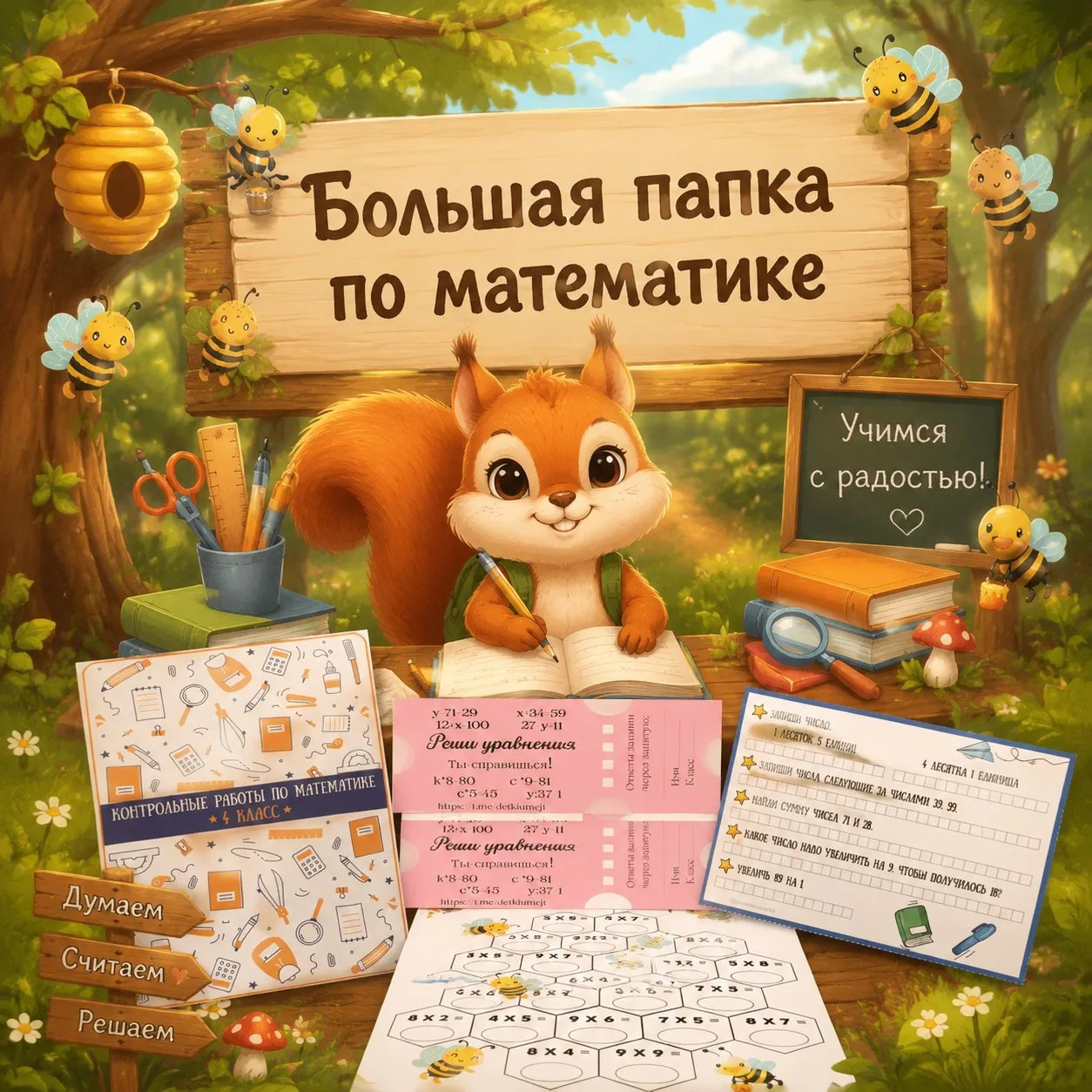 БОЛЬШАЯ ПАПКА МАТЕРИАЛОВ ПО МАТЕМАТИКЕ 🧮

Коллеги, представляем вам бесплатную папку с материалами 
