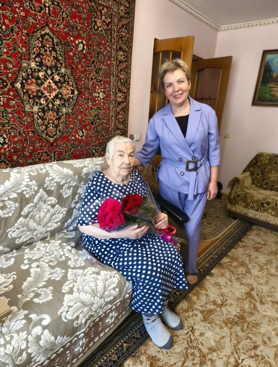 От всего сердца поздравляем Голубеву Нину Гавриловну с днём рождения — с замечательной датой, 90-лет