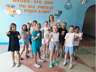 В нашем лагере дети заряжаются энергией! ✨Кислородный коктейль — это не только вкусно, но и полезно!