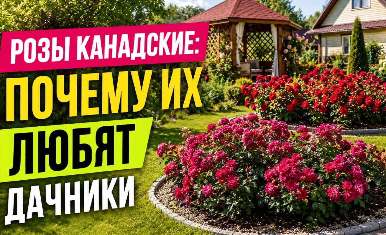 🌹 Канадские розы — настоящая находка для тех, кто устал укрывать кусты на зиму. Выведены специально