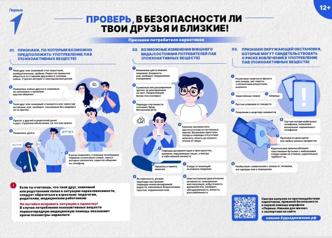 ✅Профилактика употребления наркотиков

Для просмотра выпуска онлайн-марафона Антинаркотическая безоп