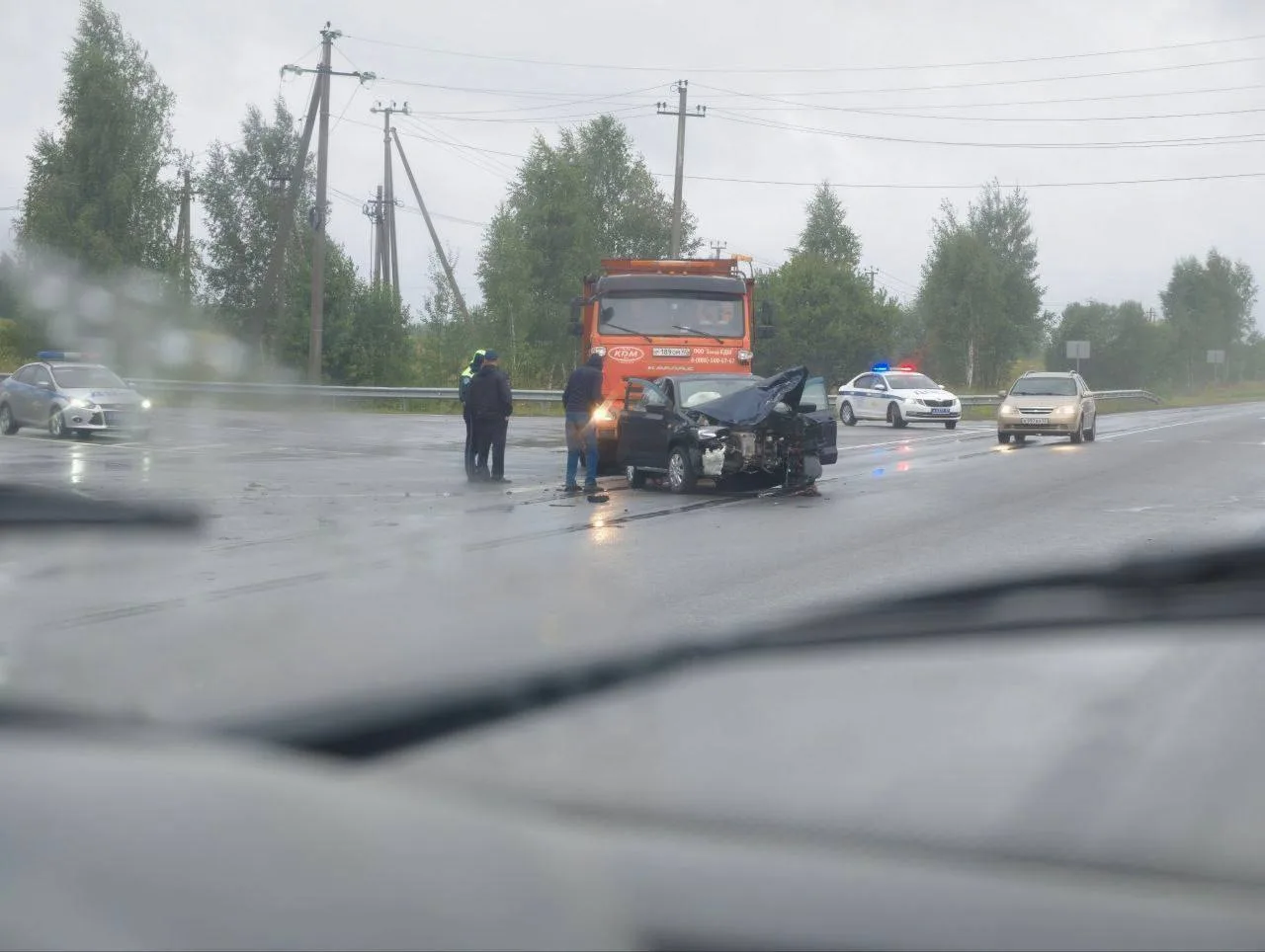 Обьездная Нарышкино ДТП. Осторожнее.