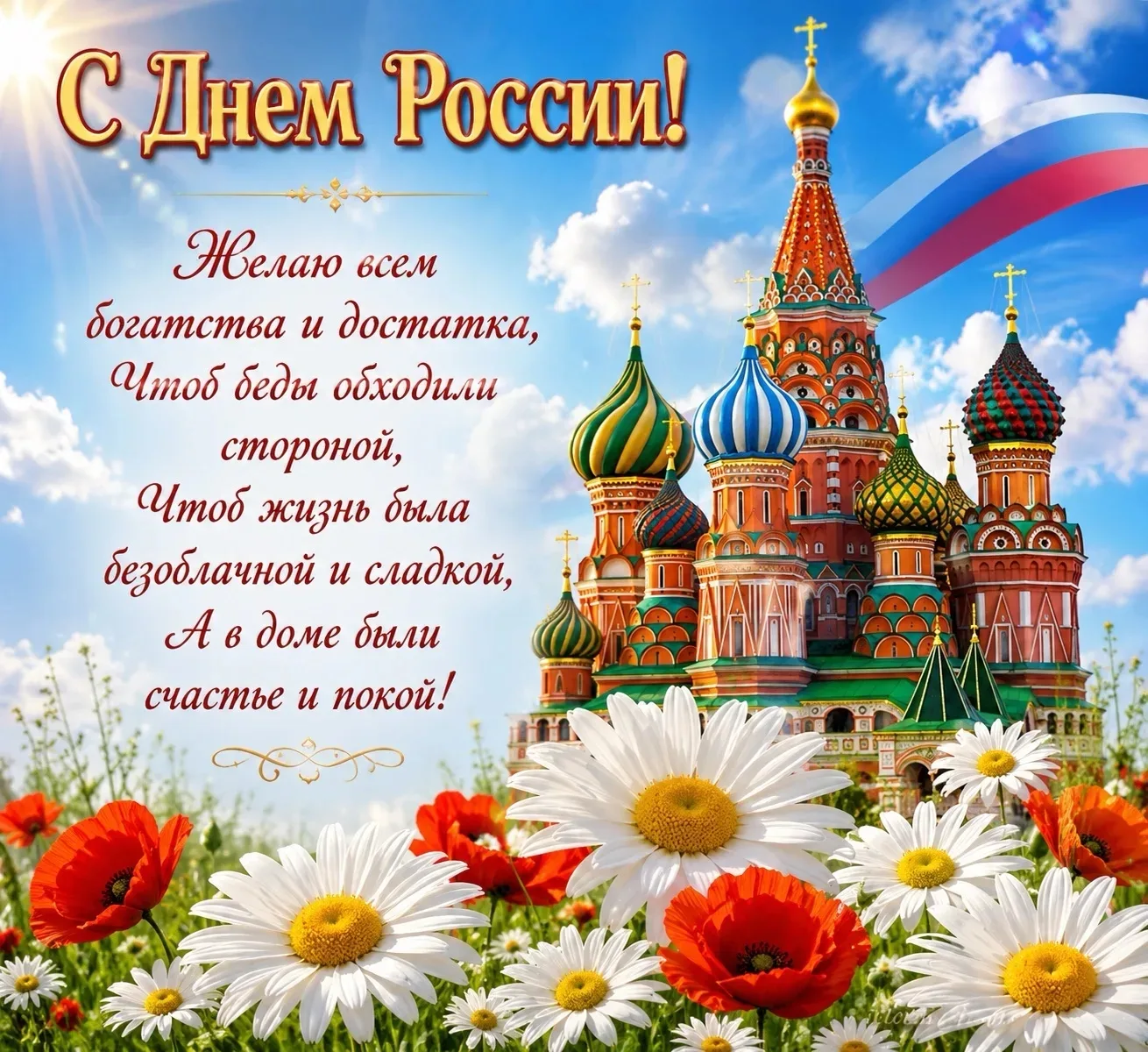 12 июня 2026 года Россия отмечает День России — праздник, который напоминает о суверенитете страны, 