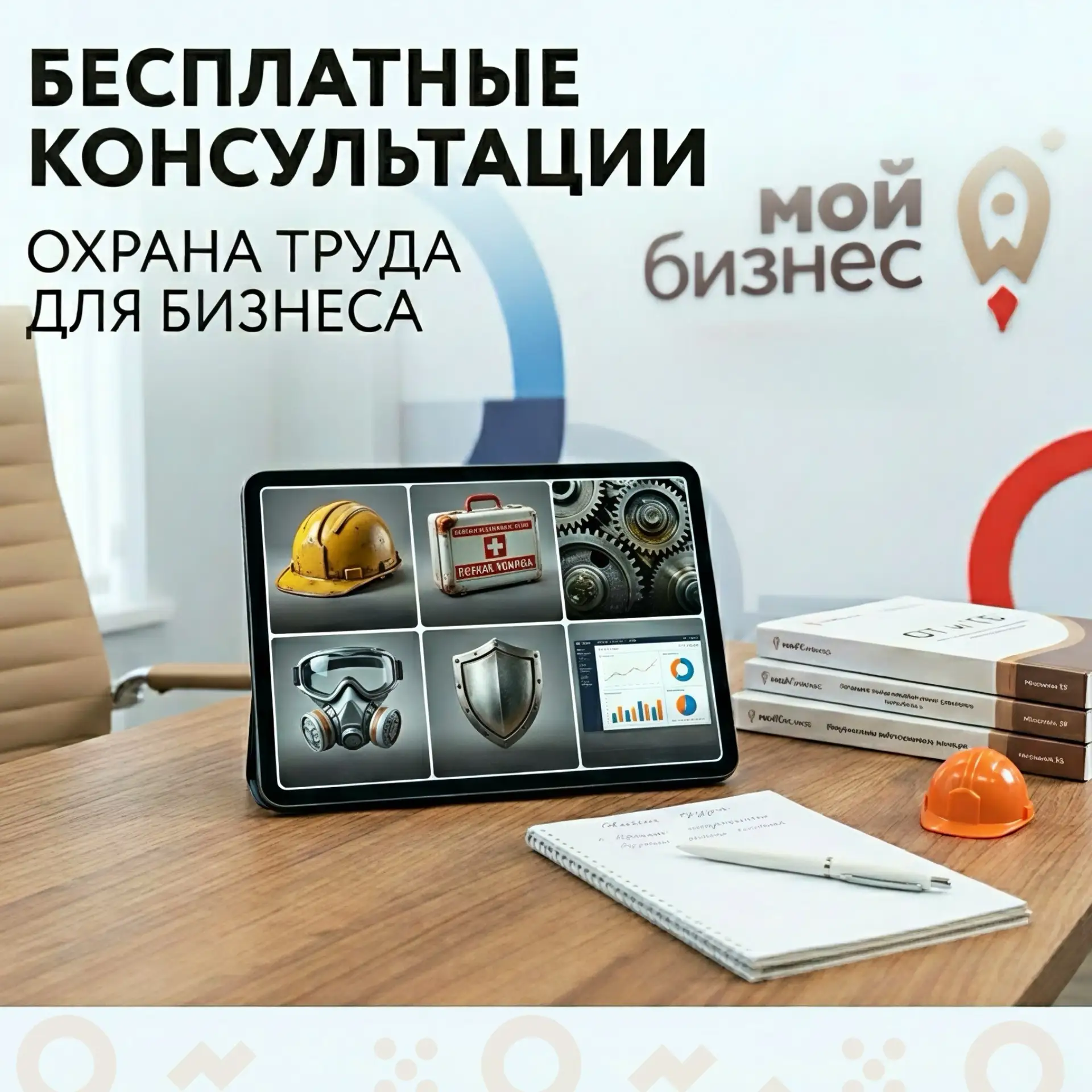 Приглашаем всех желающих 9 и 10 июня на бесплатные консультации по охране труда в Центр «Мой Бизнес»