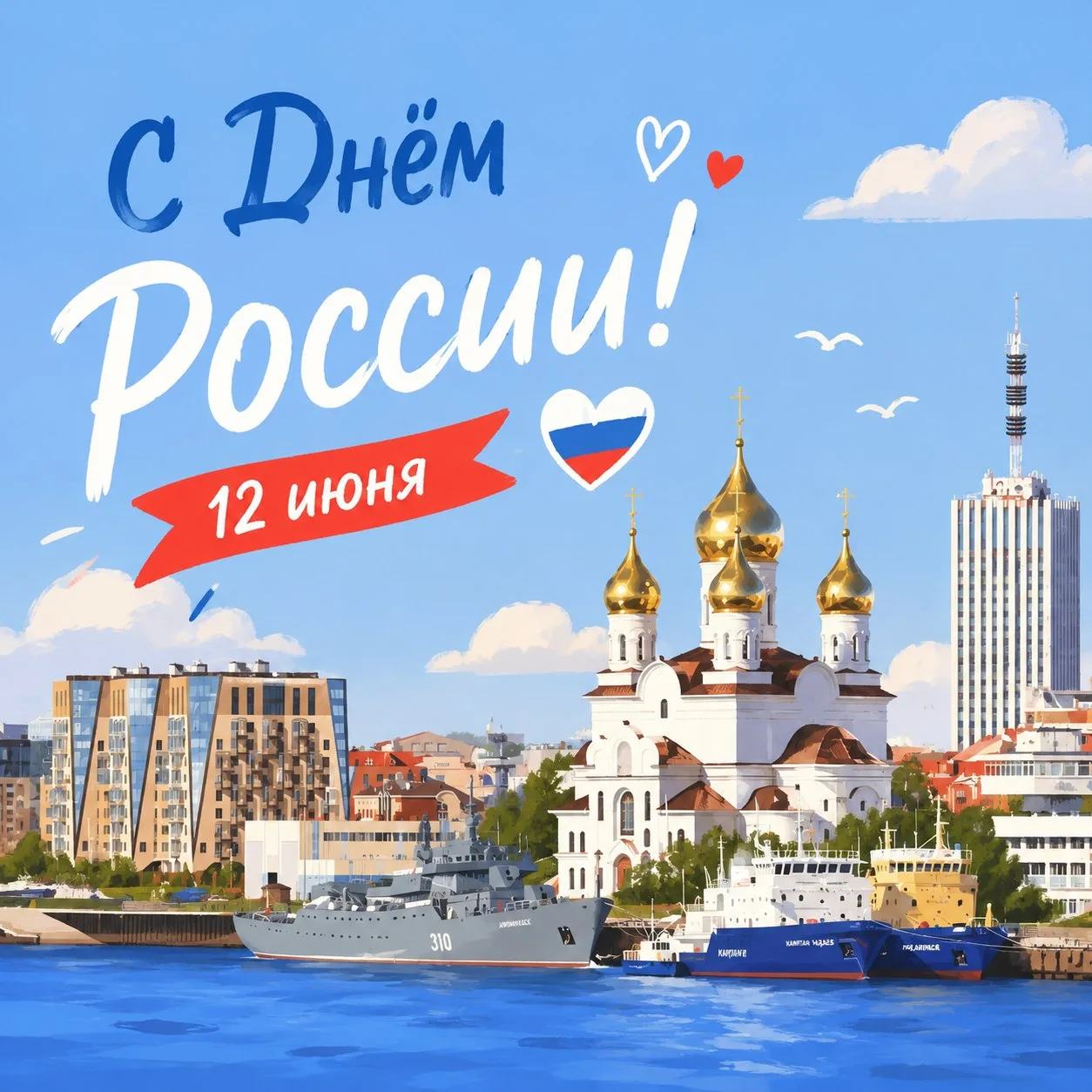 Сегодня вся страна отмечает День России 🇷🇺

Праздник, который объединяет всех, кто живёт в самой б