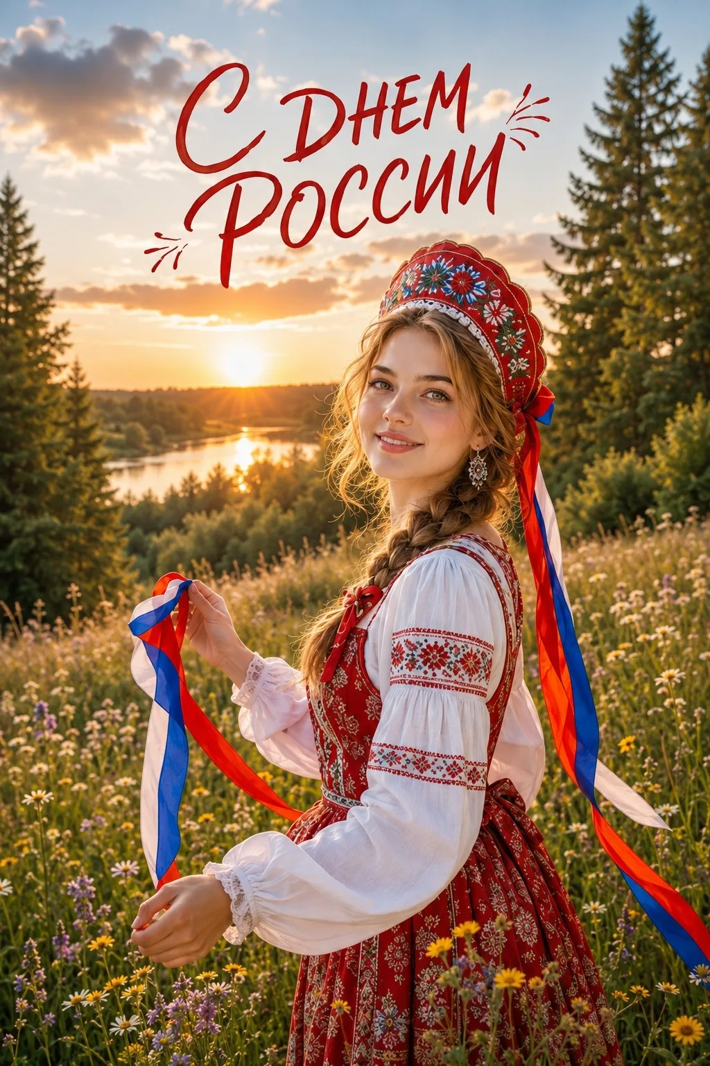 С Днем России! 🇷🇺❤

Вы получили бесплатную генерацию открытки к 1-му мая со своей фотографией! 

Д