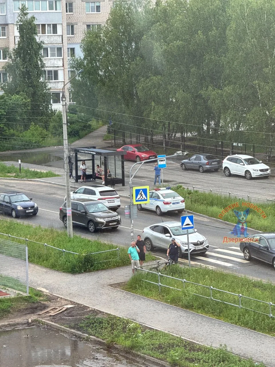ДТП с участием велосипедиста и легкового автомобиля произошло сегодня во второй половине дня, на пеш