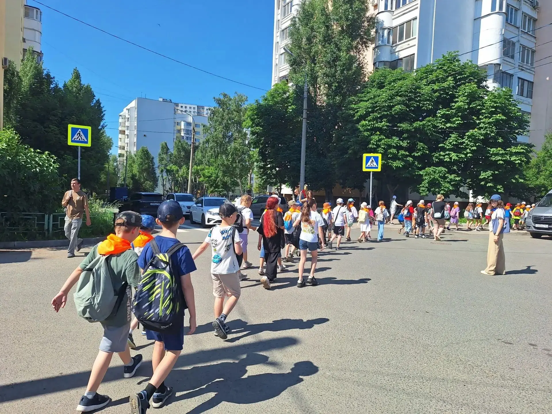 "Неделя безопасности" в лагере дневного пребывания Подсолнушки  МБОУ "Школа №64" г. о. Самара.
Трети