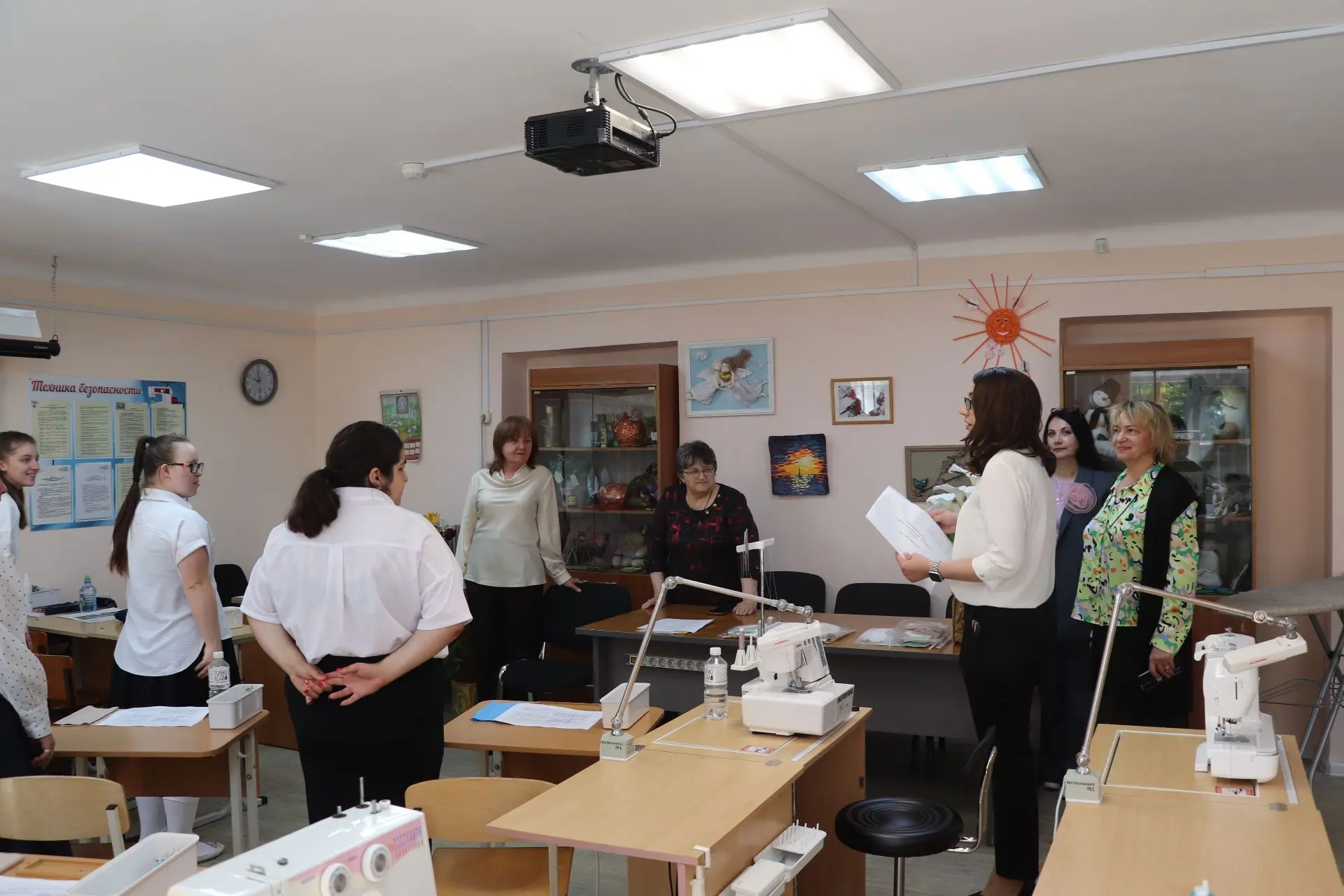 Итоговая аттестация по профессионально-трудовому обучению успешно завершилась. 
Экзамен традиционно 