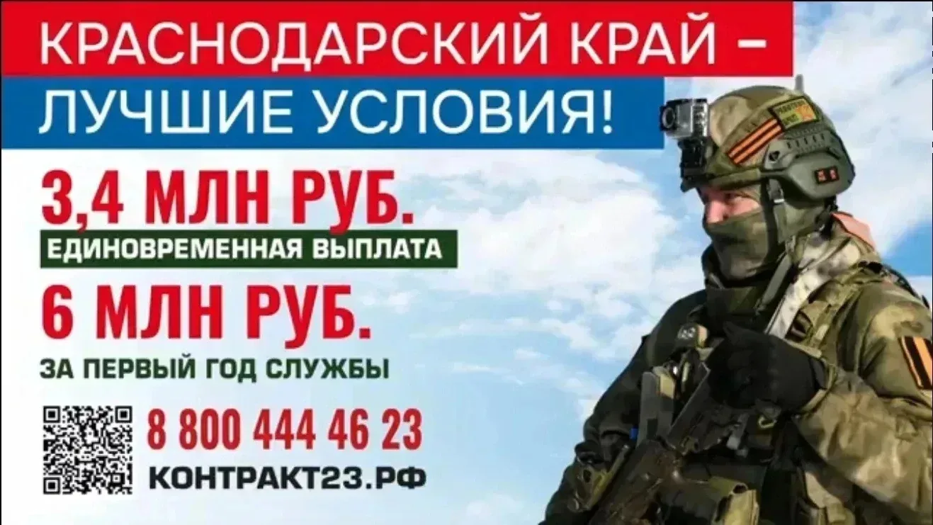 Подписавшие контракт от региона с министерством обороны России для участия в специальной военной опе