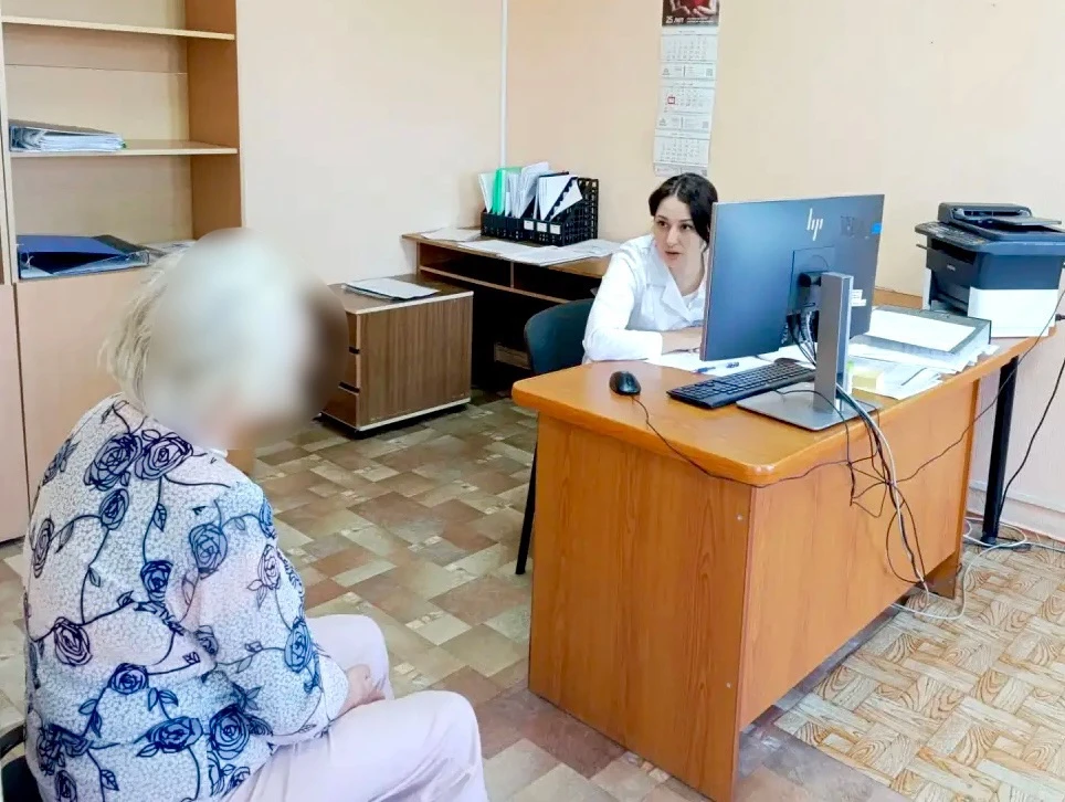 📌Сегодня заместитель главного врача по амбулаторно-поликлинической работе Фания Каримова провела ли