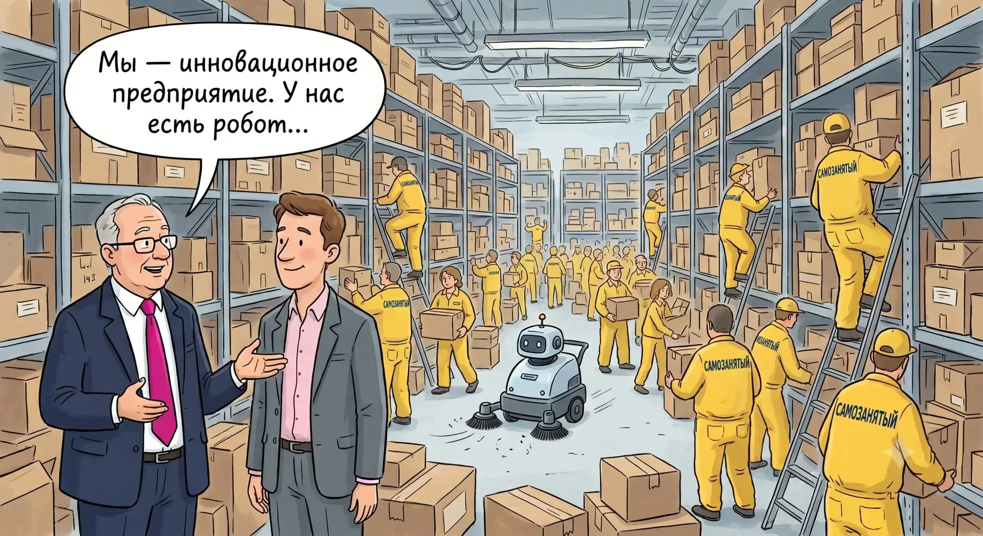 Роботы или работники - время выбирать?

В нехватке кадров для промышленности виноваты маркетплейсы. 