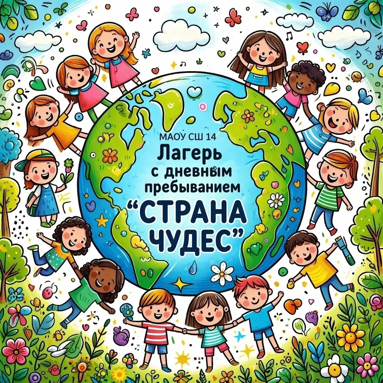 ✨ Добро пожаловать в «Страну чудес»! ✨ 
 
Наш пришкольный лагерь дневного пребывания — это место, гд