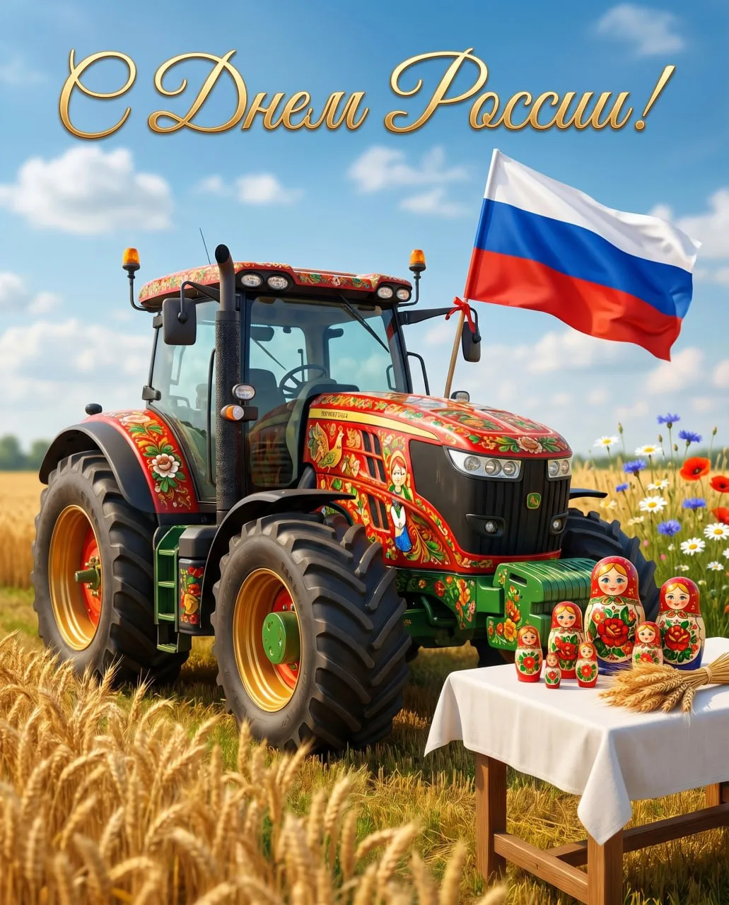 С Днём России, друзья 🇷🇺 

12 июня - День, когда мы вспоминаем о том, насколько велика, красива и 