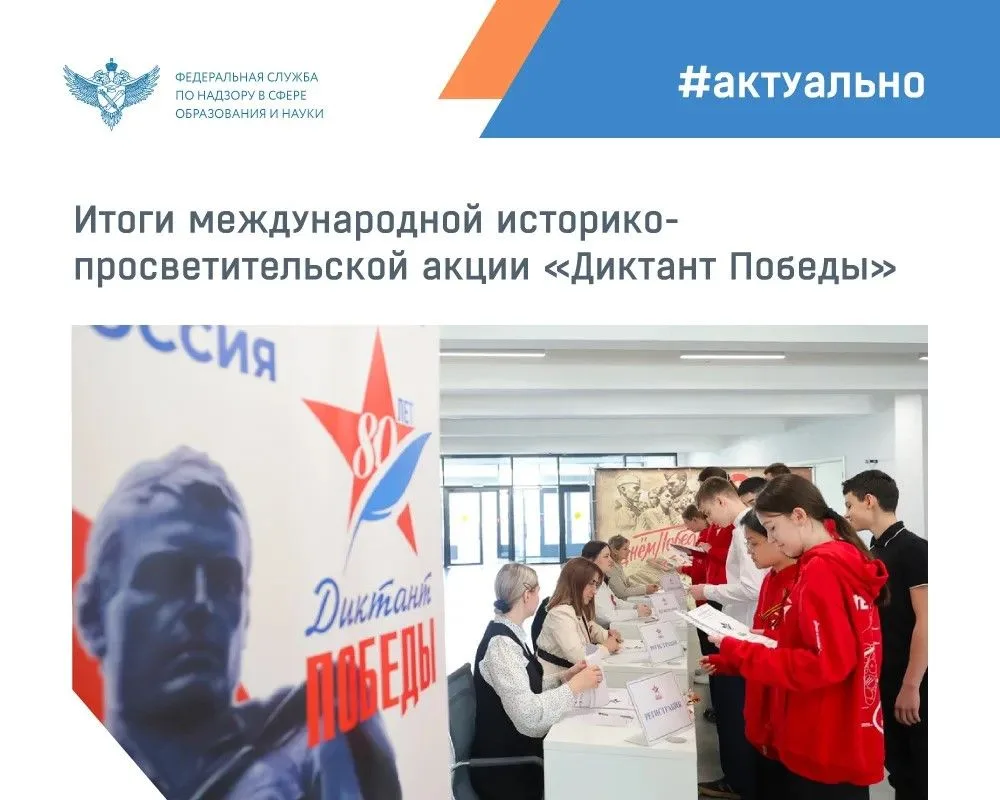 Более 2,8 млн участников, 37,7 тыс площадок и 77 стран мира — таковы итоги «Диктанта Победы – 2026».