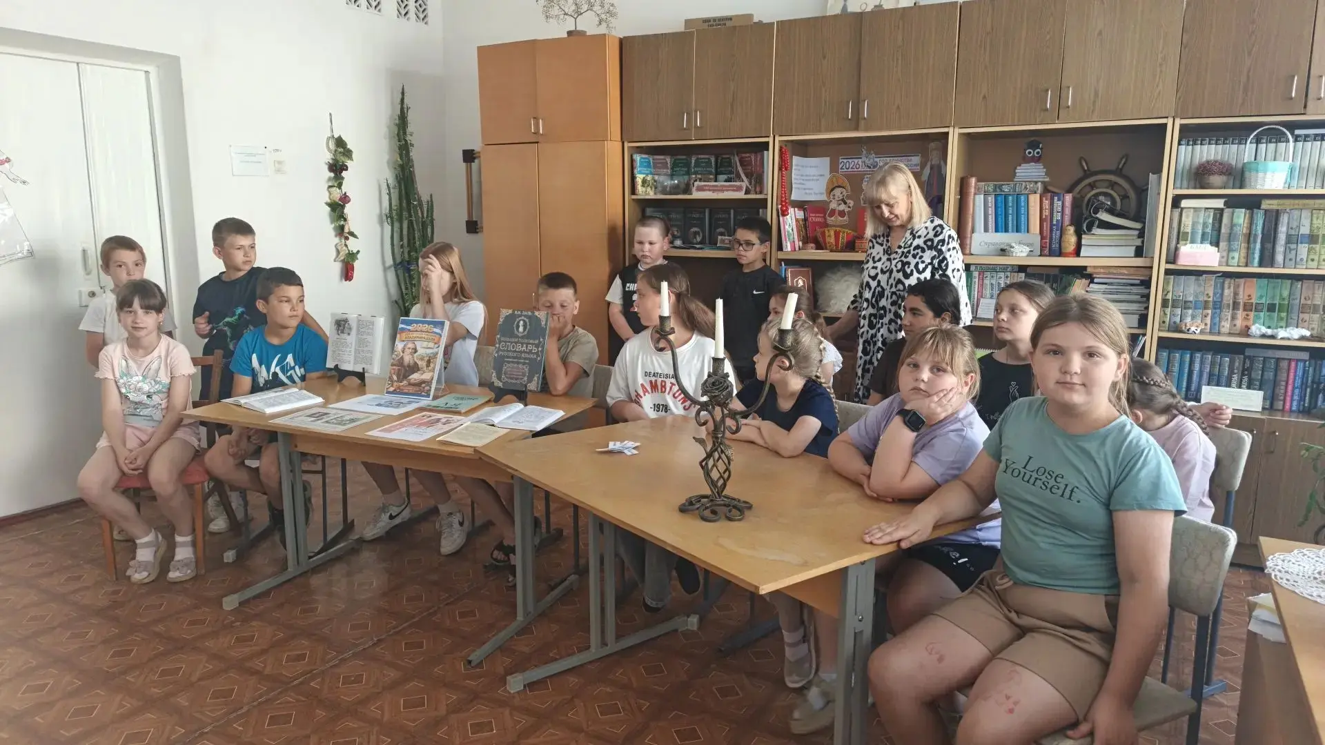 10 июня 2026 года в школьной библиотеки ГБОУ "Новозарьевская школа Старобешевского М.О." в рамках вс