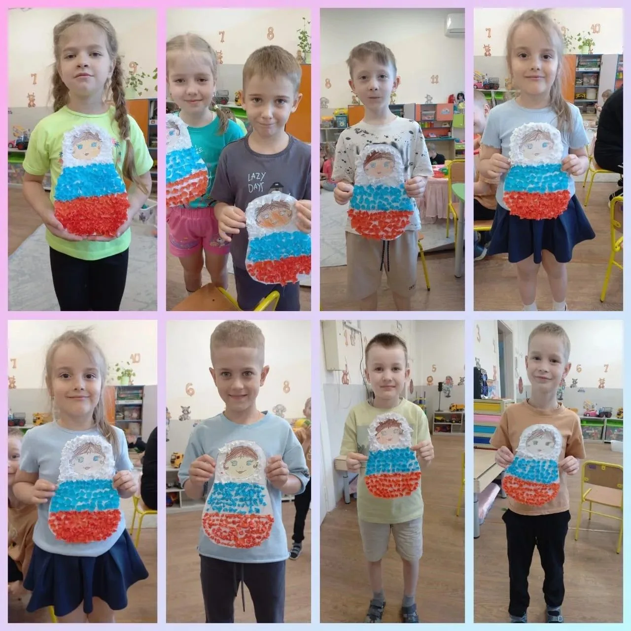 Маленькие мастера большой страны! 🇷🇺✨
В преддверии Дня России  ребята группы "крепыши" превратилис