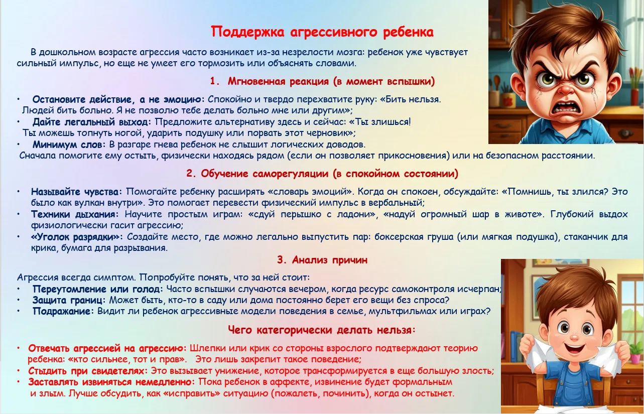 📌🖐Серия психологических консультаций!
❤️Поддержка агрессивного ребёнка!

ПОДДЕРЖКА РЕБЕНКА ДОШКОЛЬ