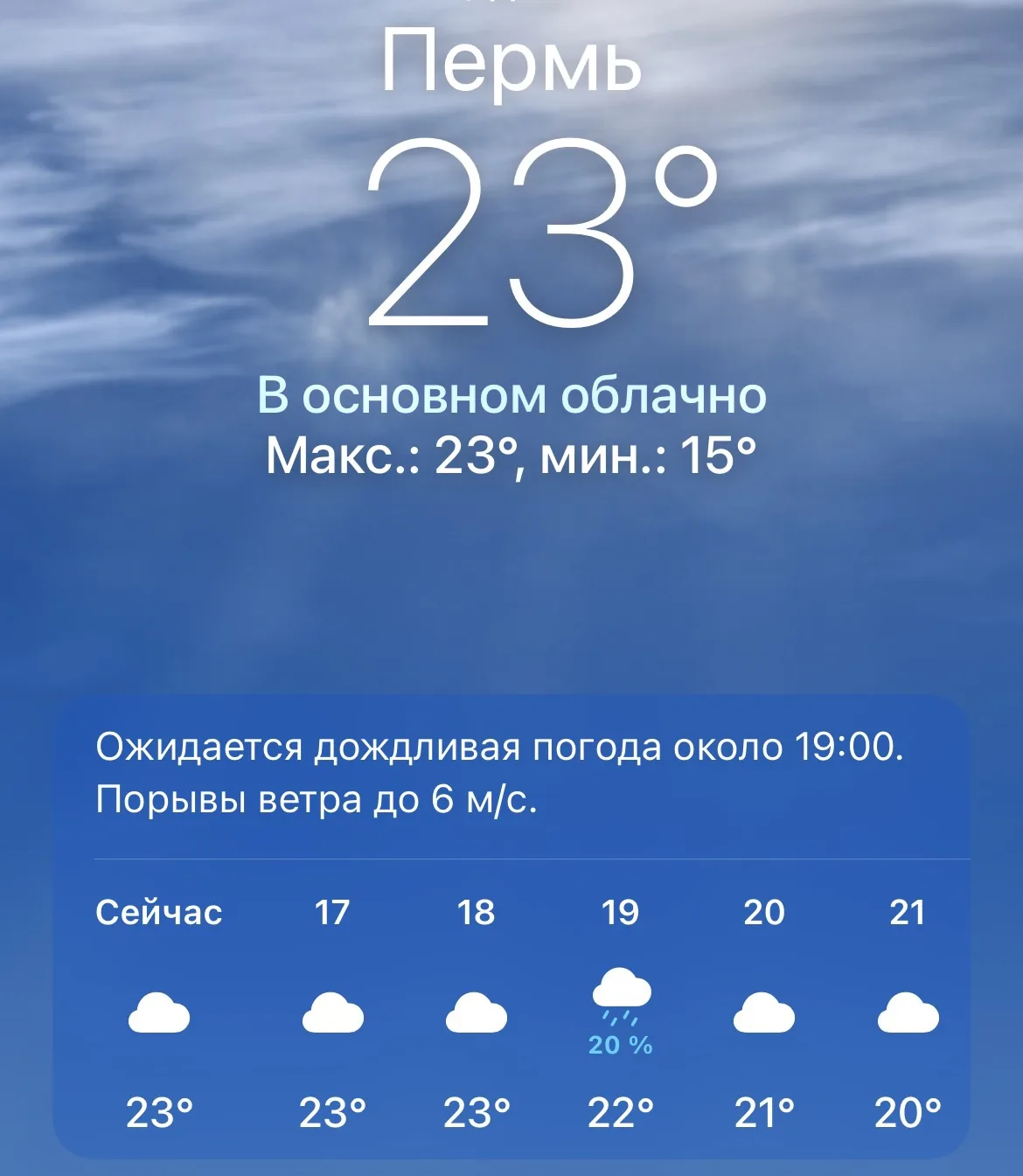 🌥️ Погода сейчас