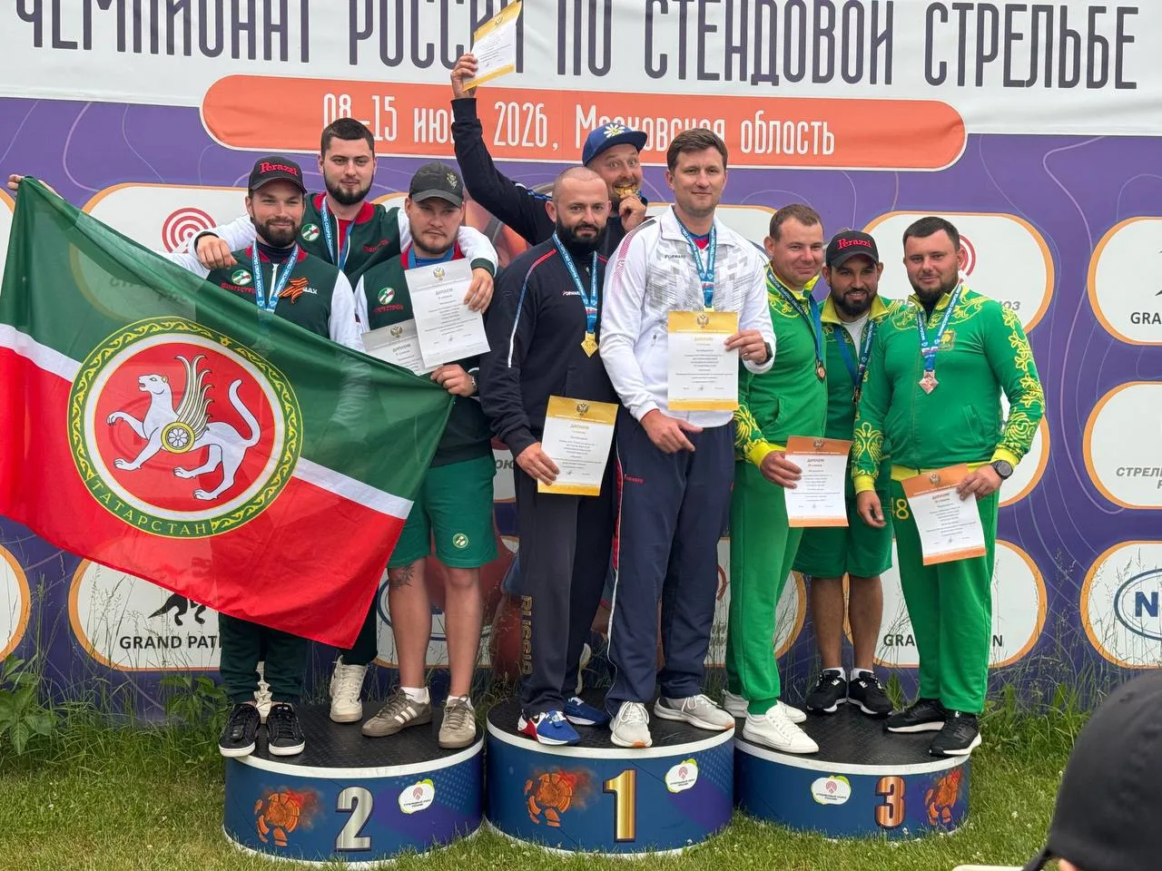 Сегодня на чемпионате России по стендовой стрельбе в Лисьей Норе наши спортсмены показали отличные р