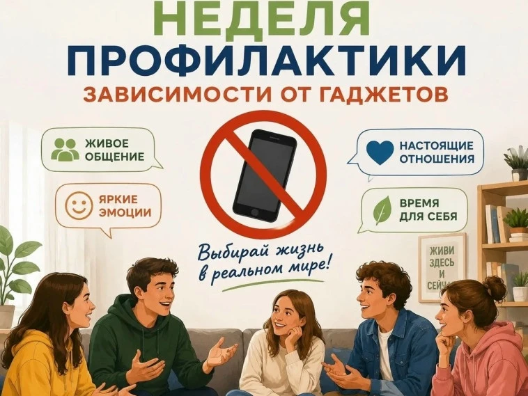 С 15 по 21 июня проходит Неделя профилактики зависимости от гаджетов