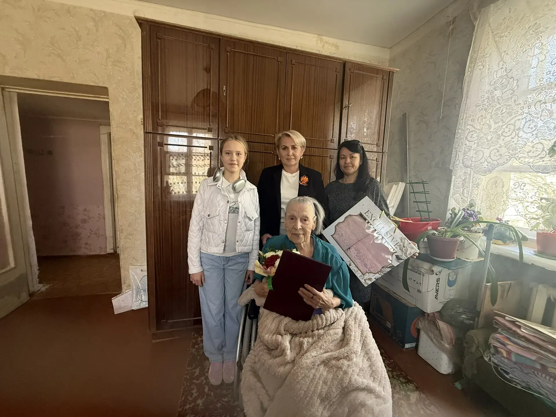 В Знаменске поздравили жительницу блокадного Ленинграда  с 95-летним юбилеем!🎉
      
18 апреля 202
