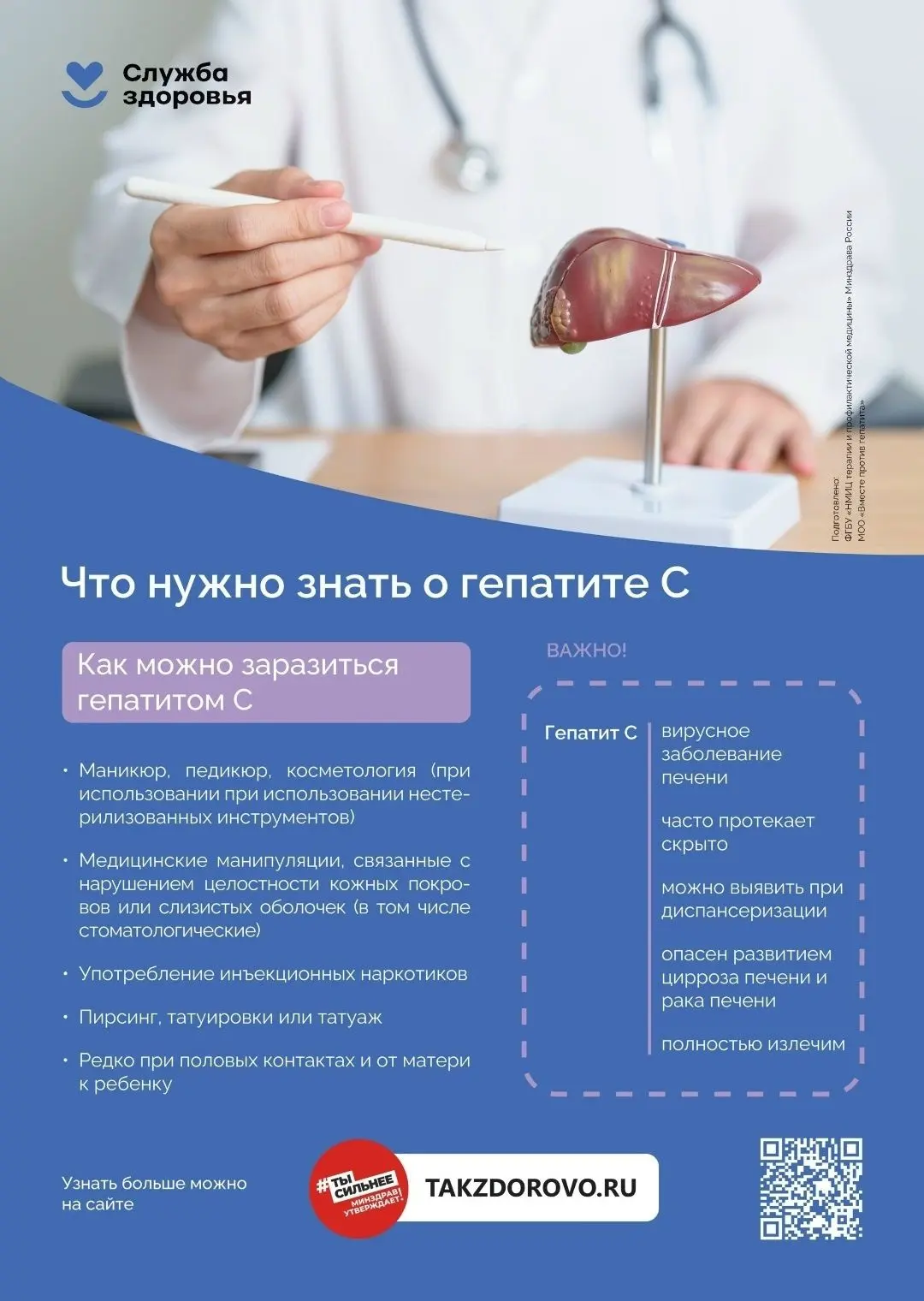 Гепатит С: пути заражения, симптомы и профилактика
Гепатитом С можно заразиться:
🛑путём внутривенно