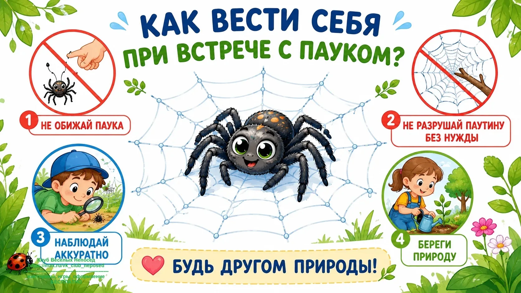 Удивительный мир пауков🕸️🕷️
#ГБДОУ142_ППР