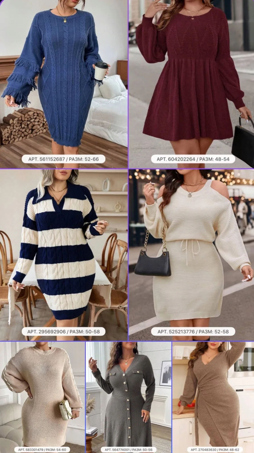 Платья ❄️ PLUS SIZE

1. 561152687
2. 604202264
3. 295692906
4. 525213776
5. 583301479
6. 564774001
7