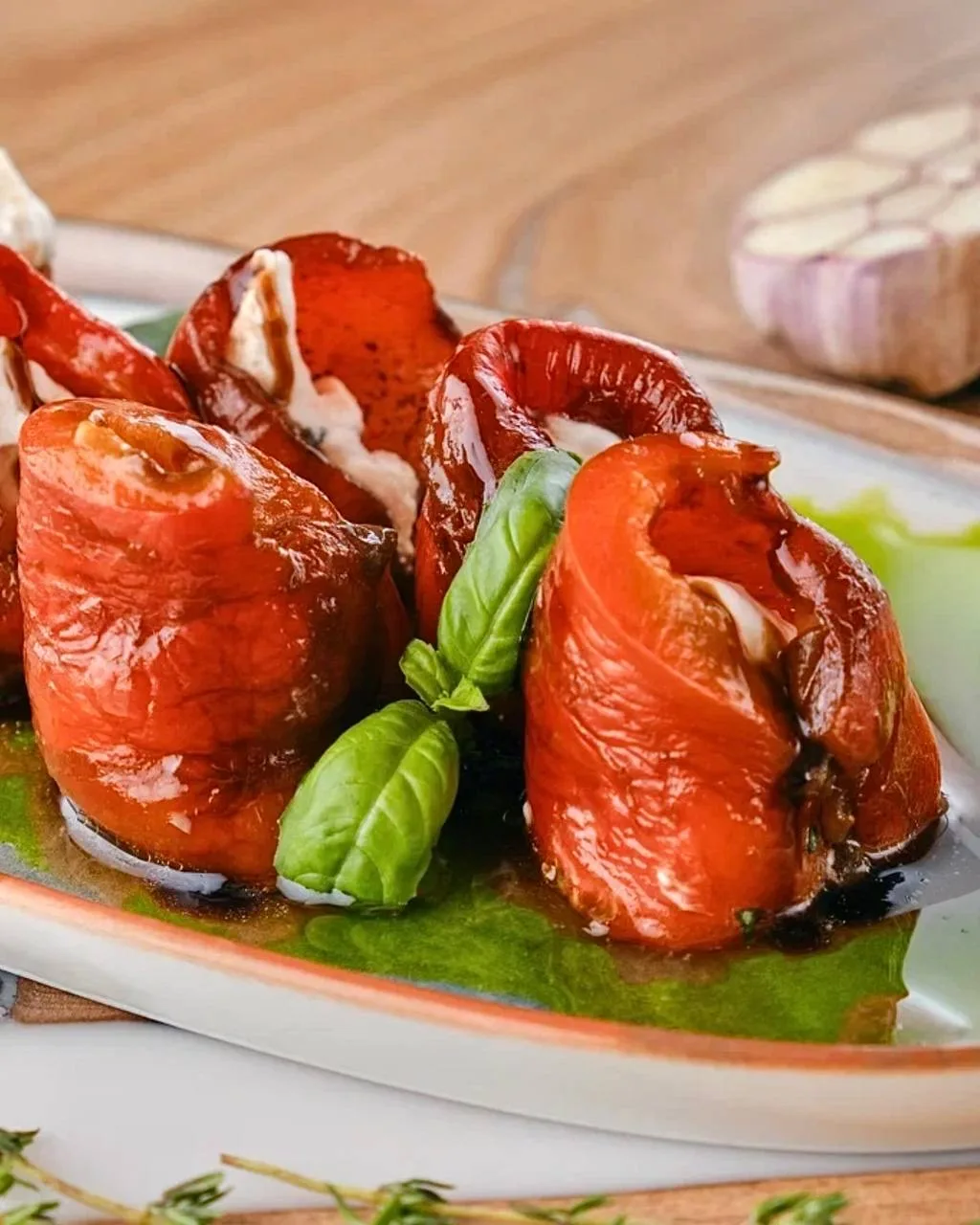 Печёный болгарский перец — гармония простоты и изысканности 🌶️

Нежный сливочный сыр, ароматное баз