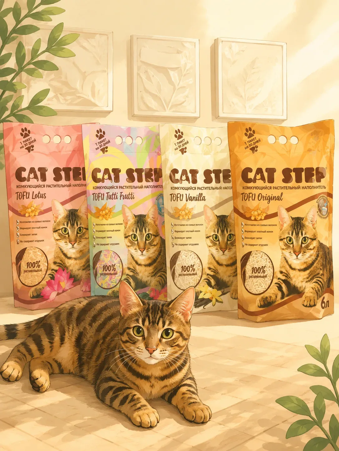 ✔️За что хозяева кошек так ценят  наполнители CAT STEP Тофу?

Конечно же, за возможность утилизирова