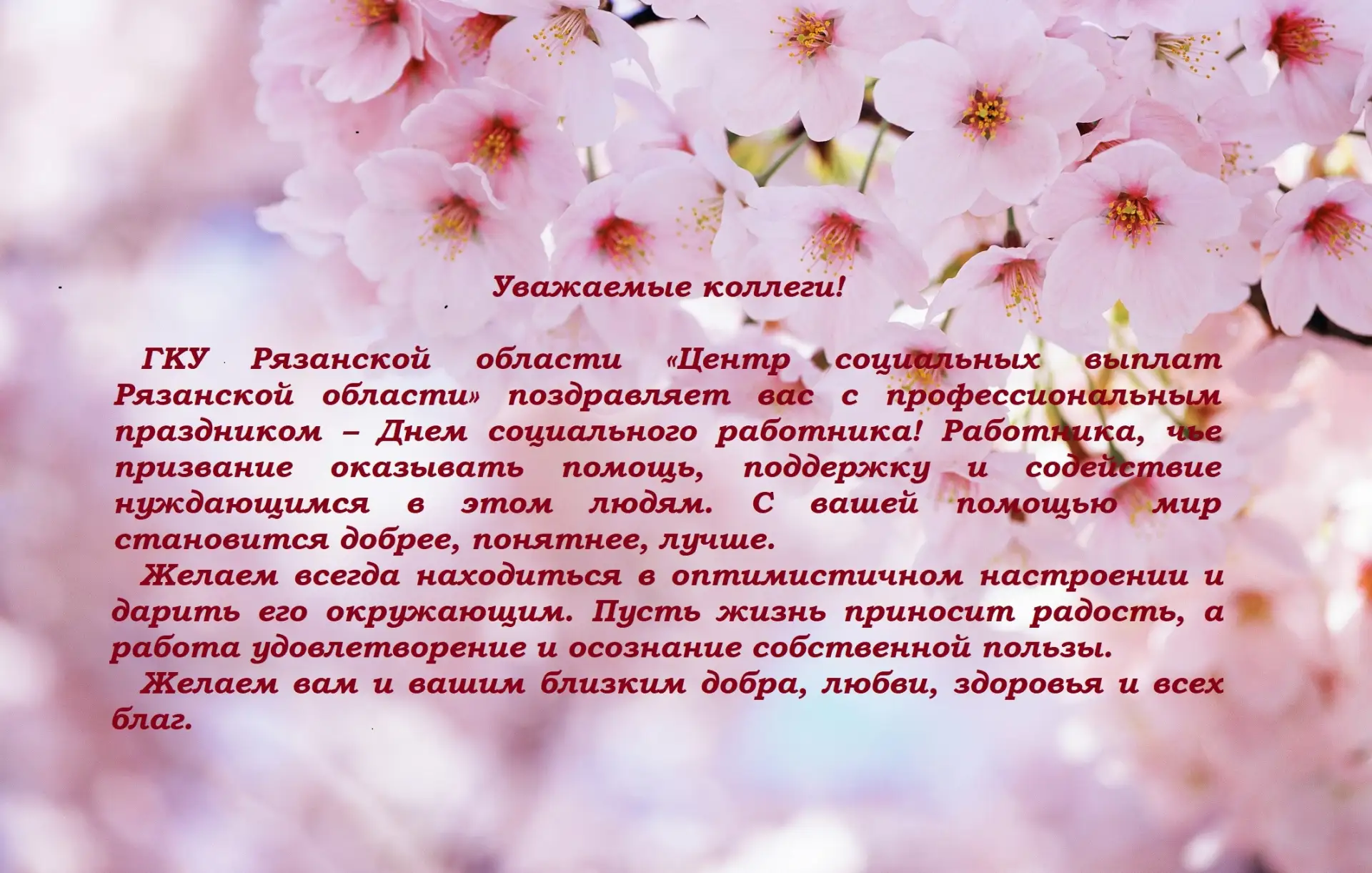 💐 С днём социального работника 💐