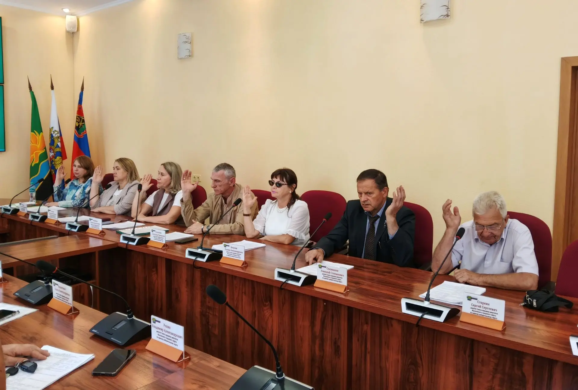 Сегодня приняла участие в депутатских слушаниях и очередном заседании Совета народных депутатов Мыск