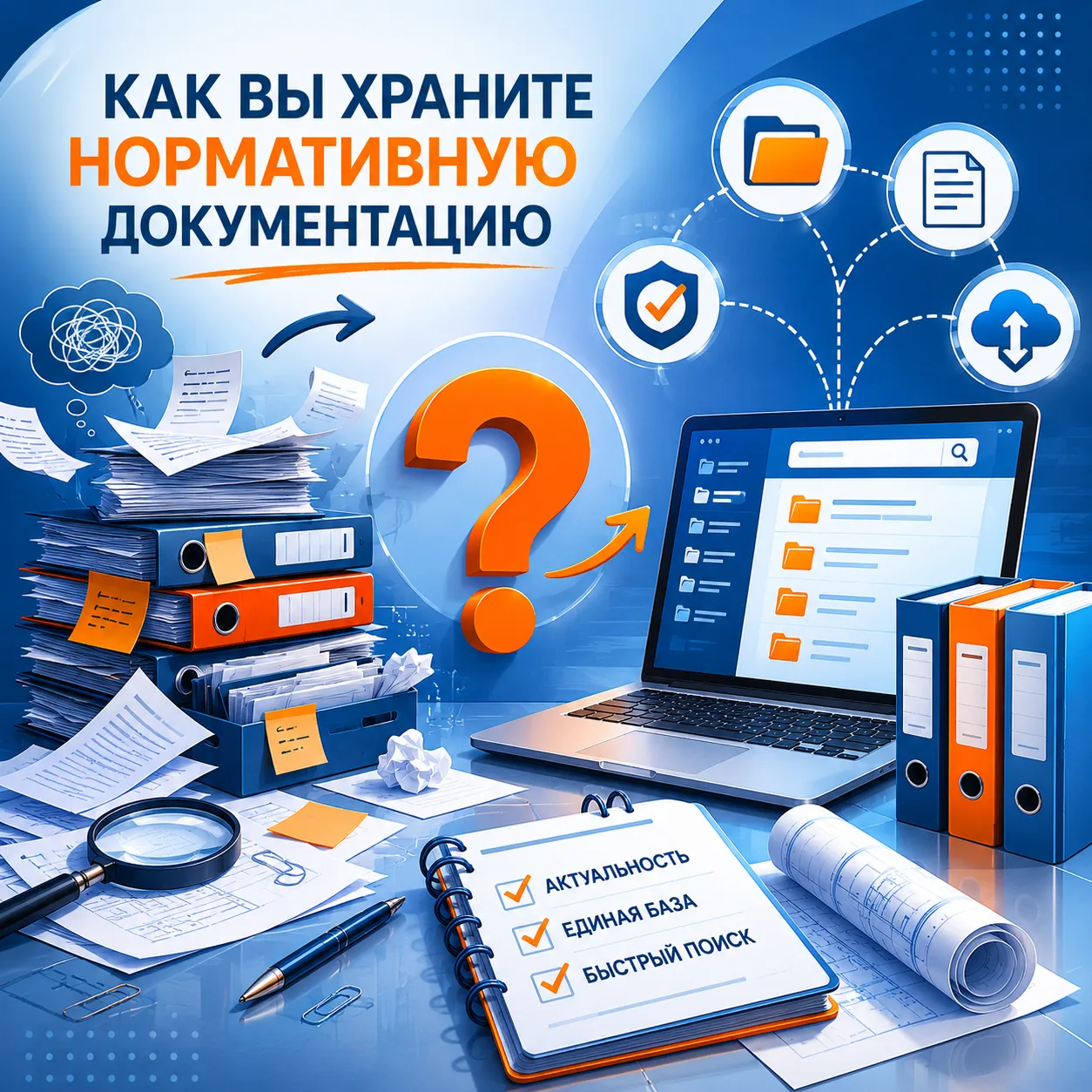 Как у вас в компании хранится нормативная документация? 🤔

Во многих организациях НТД со временем н