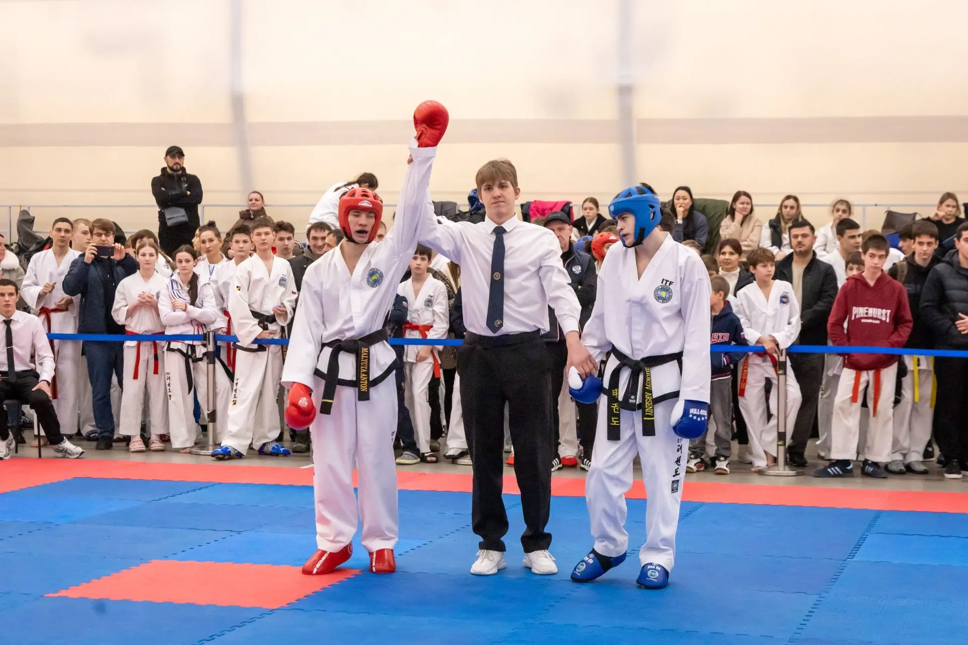 Триумф сочинских спортсменов на чемпионате и первенстве Краснодарского края по тхэквондо ИТФ
19–21 д