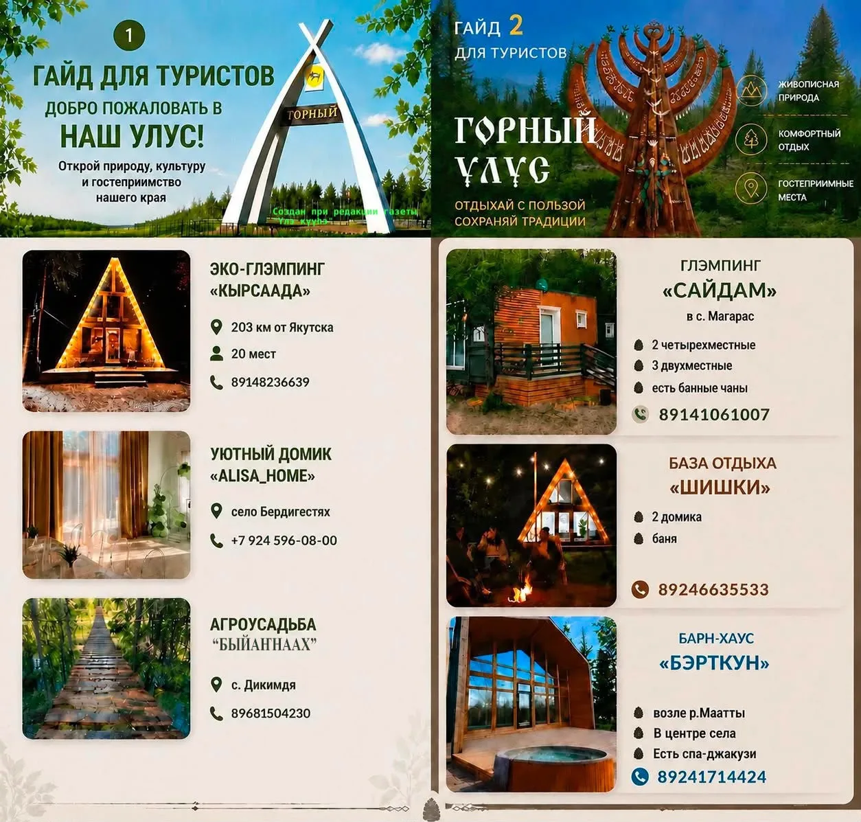 ⛰️🫎✨По просьбе наших читателей редакция газеты «Үлэ күүһэ" подготовила гайд для туристов и гостей! 