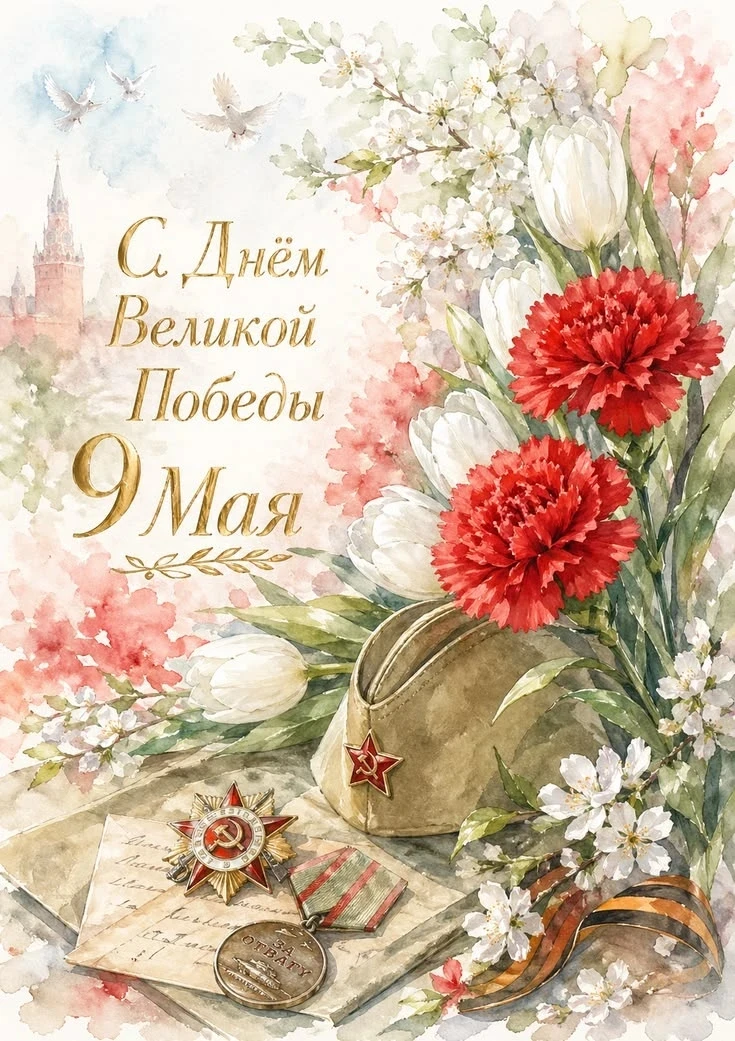 С 81-летием Победы! 

Сегодня мы чествуем защитников Отечества, подвиг всех, кто боролся с фашизмом.
