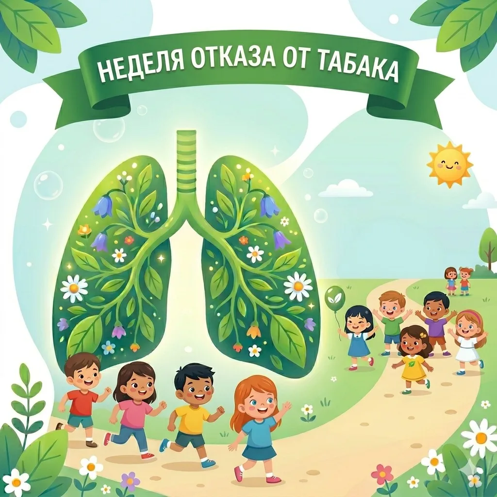 🚭 Неделя отказа от табака: защитим детей вместе!

С 25 по 31 мая проходит Всемирный день без табака